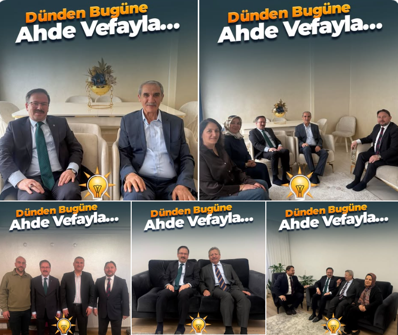 AK Parti'den “Vefa” Ziyaretleri: Bayramda Eski Başkanlar Unutulmadı