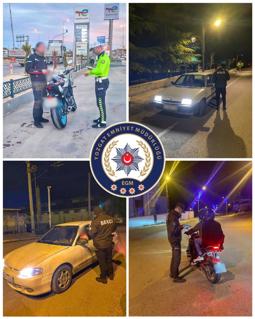 Yozgat’ta Abartı Egzoz ve Yüksek Sesle Müzik Denetimleri Sürüyor