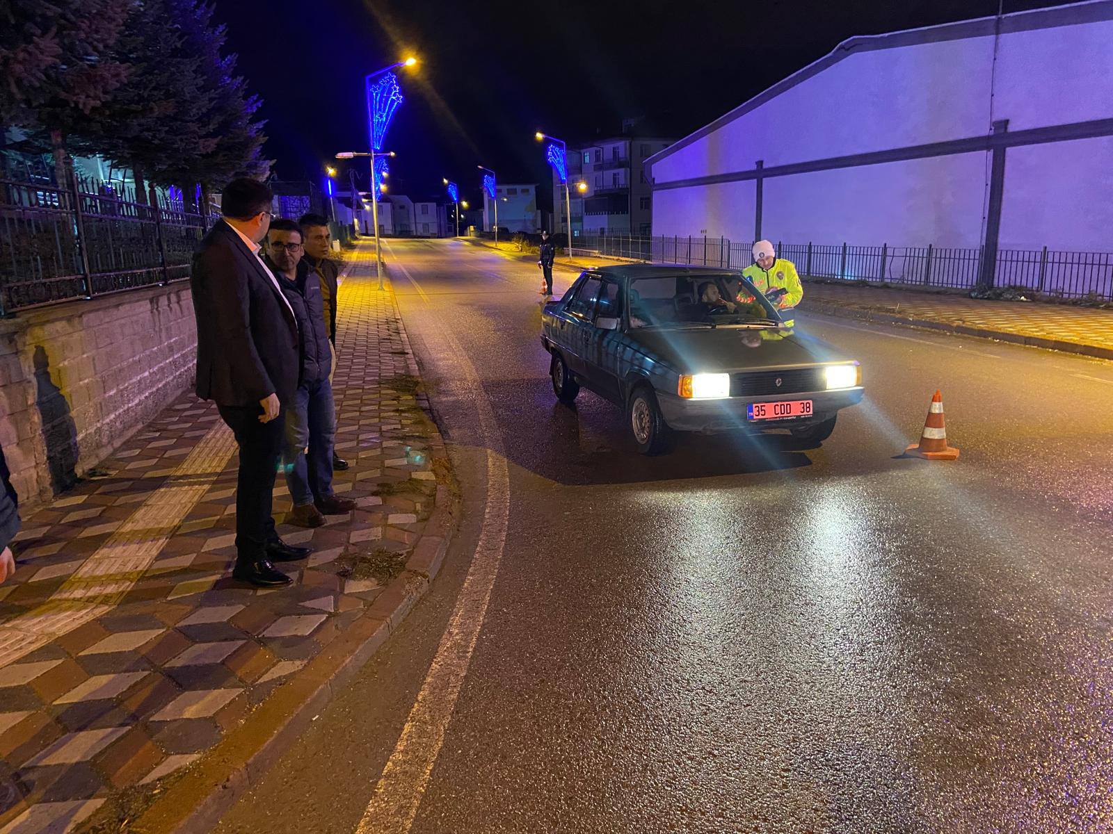 Kaymakam Kaymakçı Trafik Denetiminde