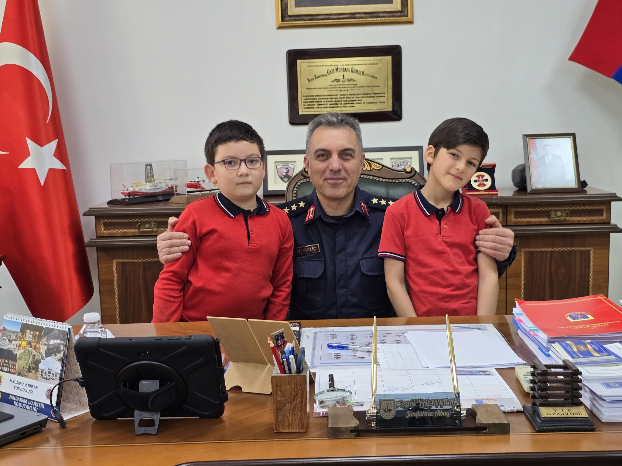 Minik Komutanlar Bir Günlüğüne Yozgat İl Jandarma Komutanı Oldu