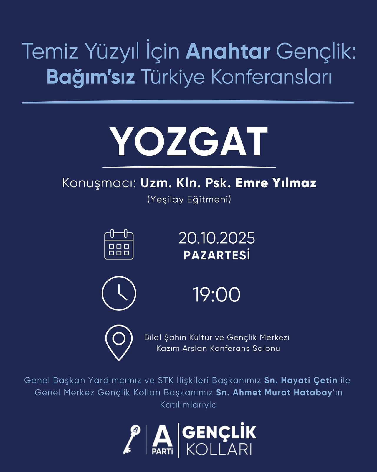 Anahtar Parti Gençlerle Buluşacak