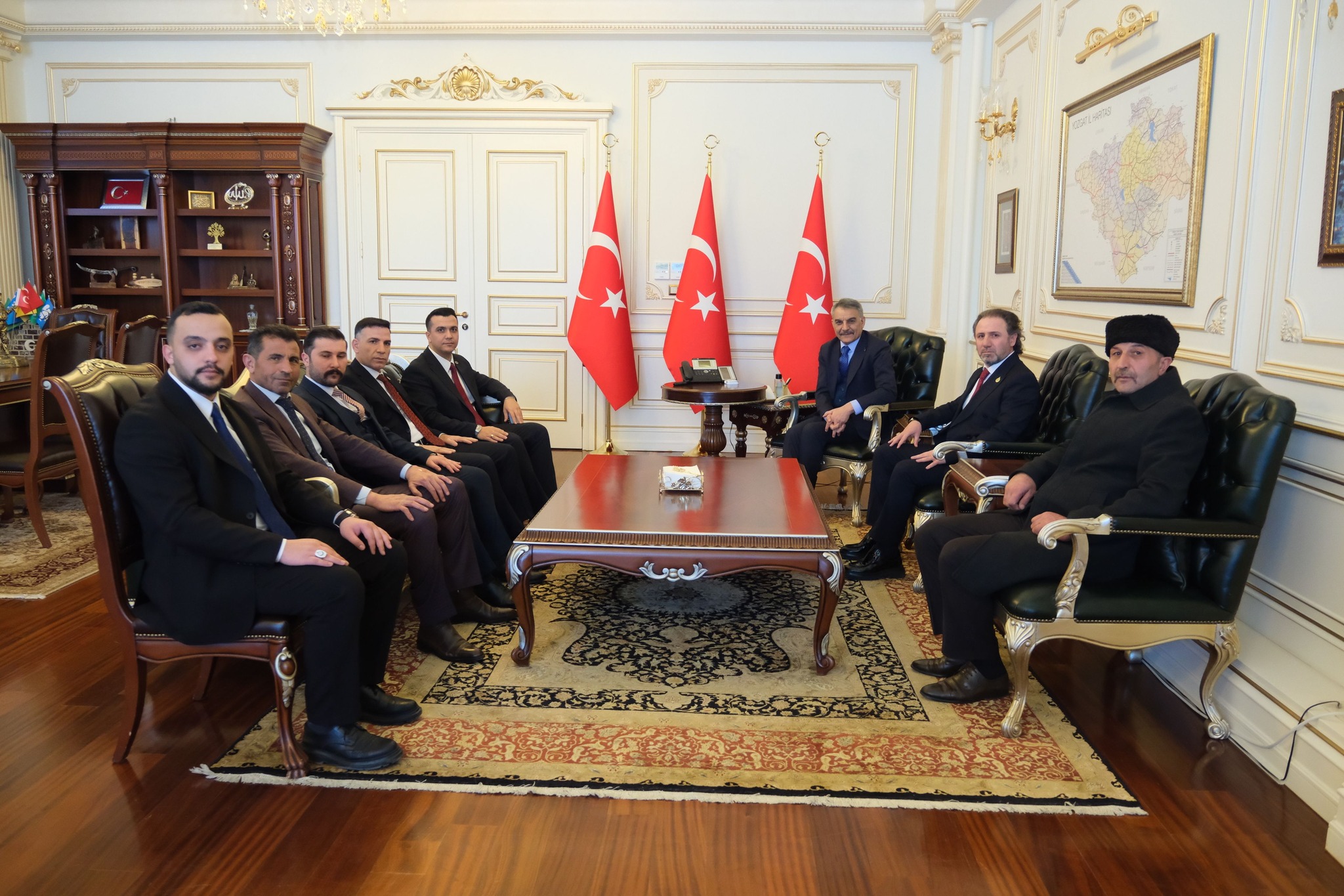 Büyük Birlik Partisi Heyeti, Vali Mehmet Ali Özkan’ı Ziyaret Etti