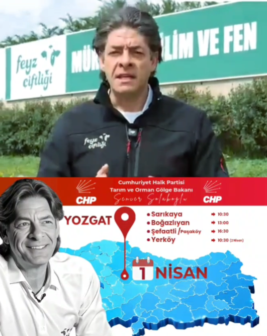 CHP Tarım ve Orman Gölge Bakanı Sencer Solakoğlu Yozgat’ta Üreticilerle Buluşuyor