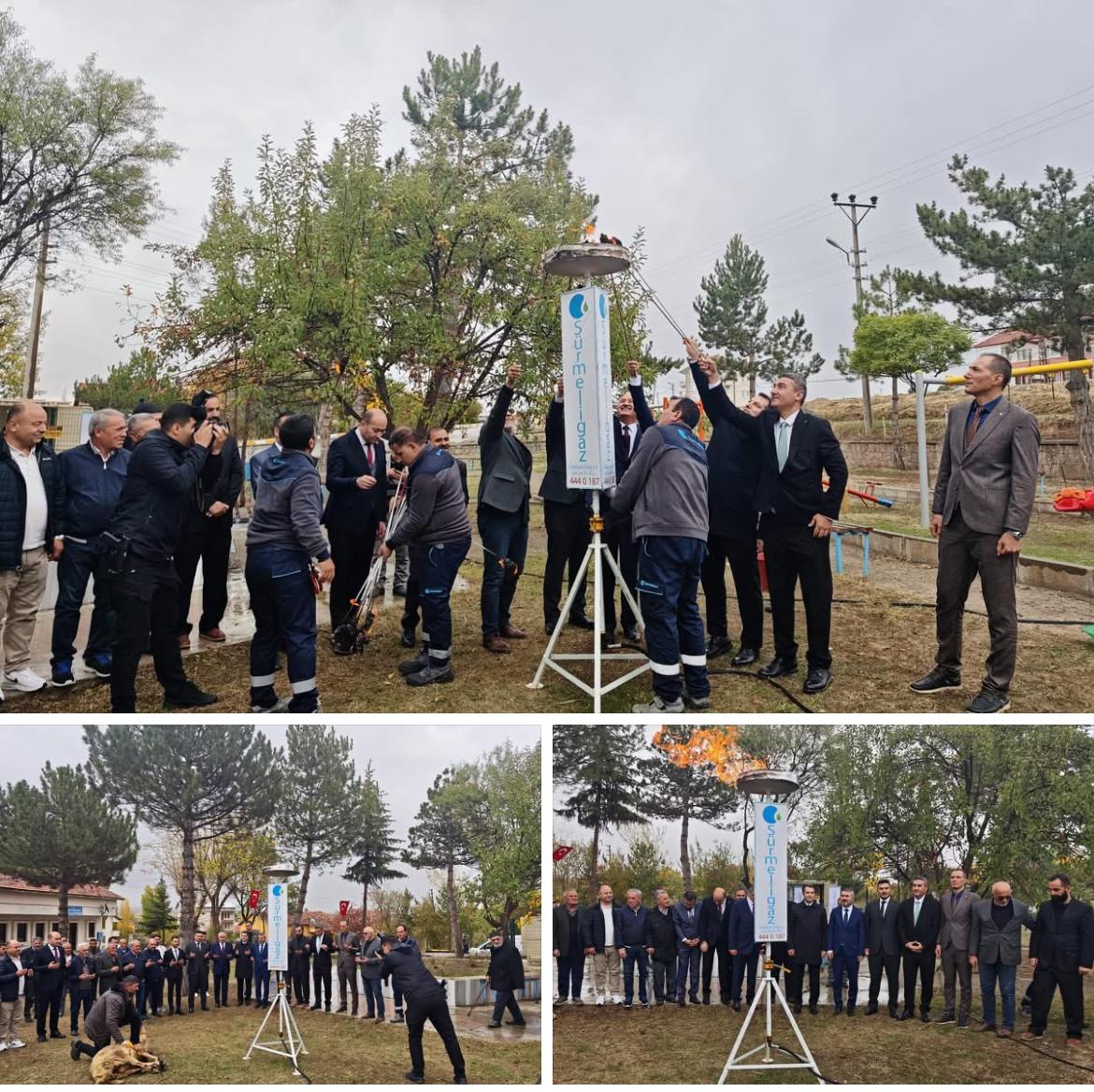 Çiğdemli'de Doğalgaz Sevinci 