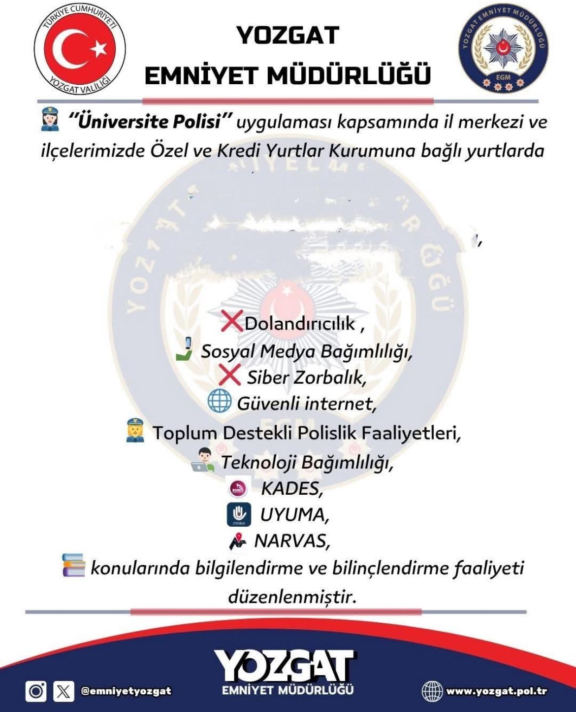 Kadın Polislerden Kız Öğrencilere Destek