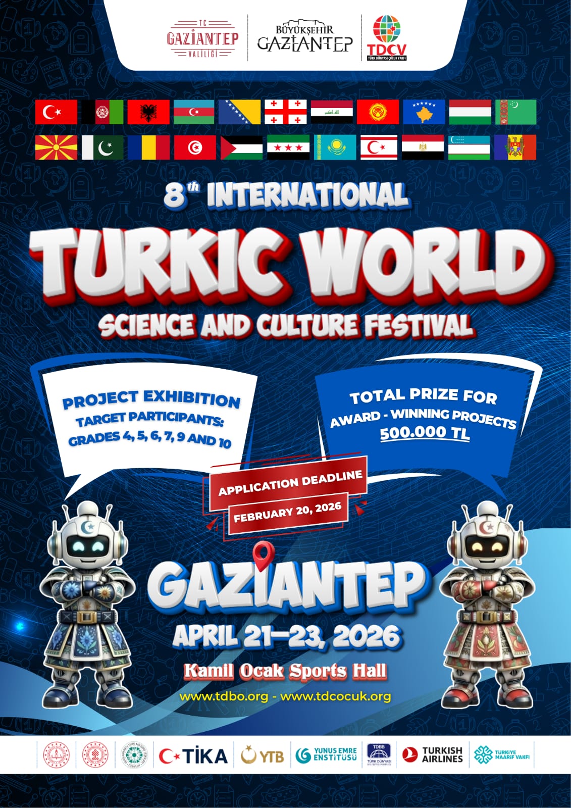 Türk Dünyası Gaziantep’te Buluşuyor: Genç Beyinler Projeleriyle Sahneye Çıkıyor!