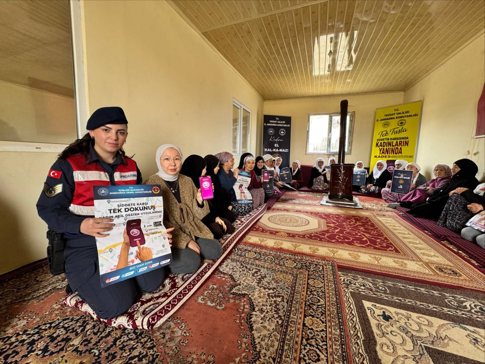 Yozgat’ta Kırgız Türkü Ailelere Kadına Yönelik Şiddet Bilgilendirmesi