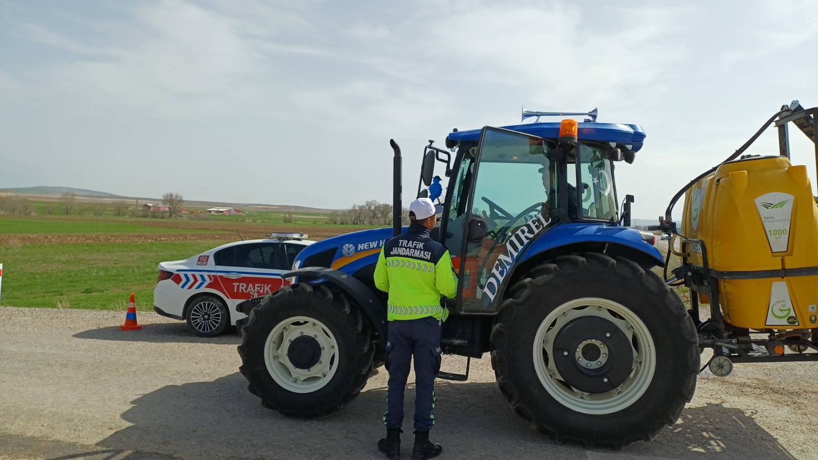 Boğazlıyan’da Traktör Sürücülerine Hayat Kurtaran Uyarı