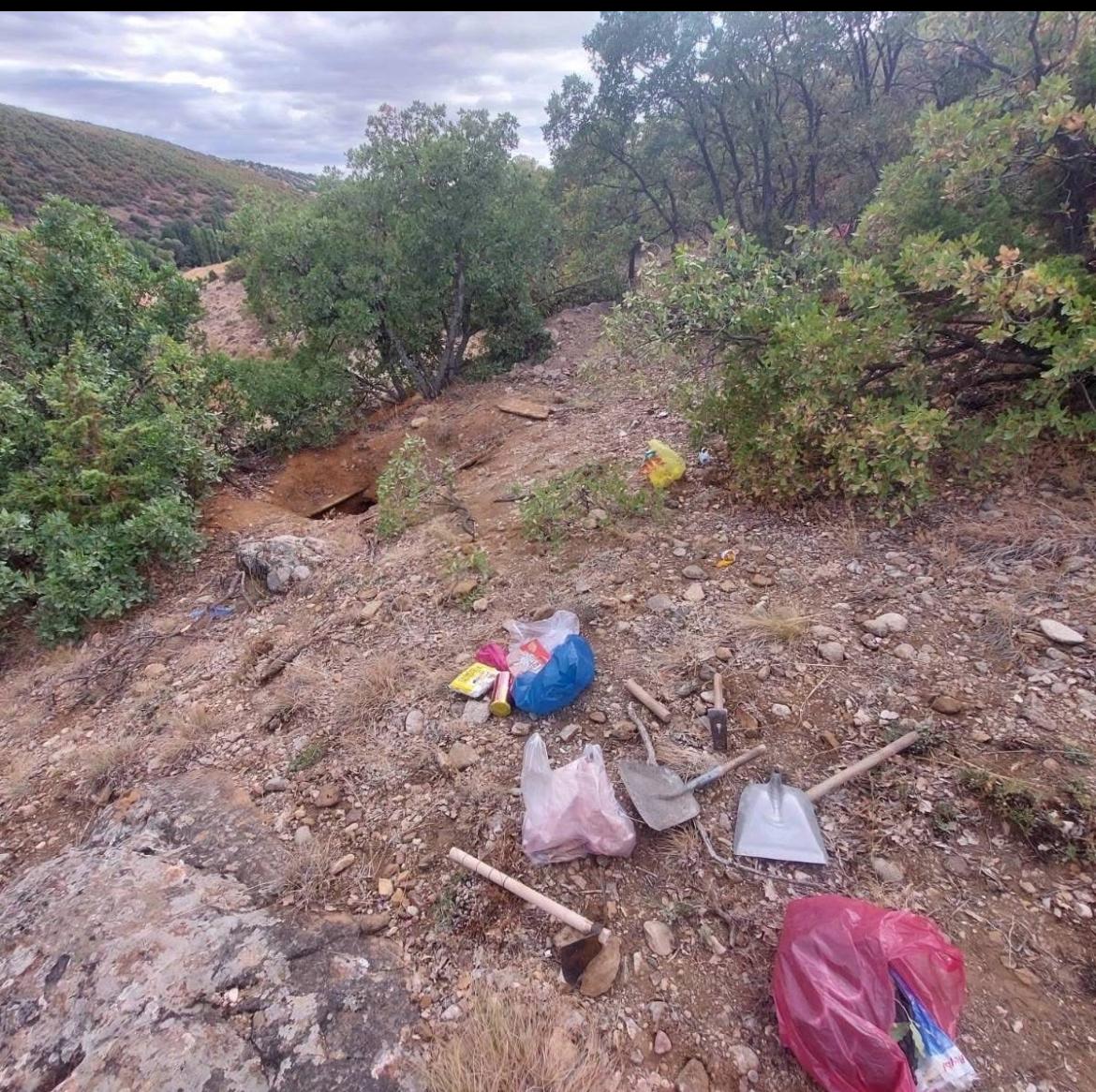 Kaçak kazı operasyonu