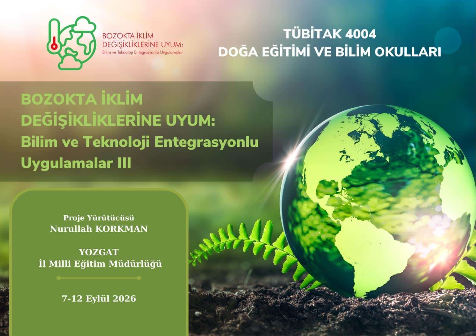 Yozgat Eğitiminde Yeni Dönem TÜBİTAK İki Projeye Destek Verecek
