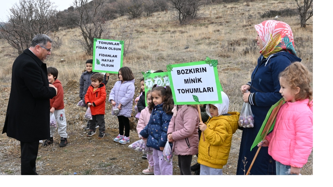 Miniklerden Doğaya Tohumlu Destek