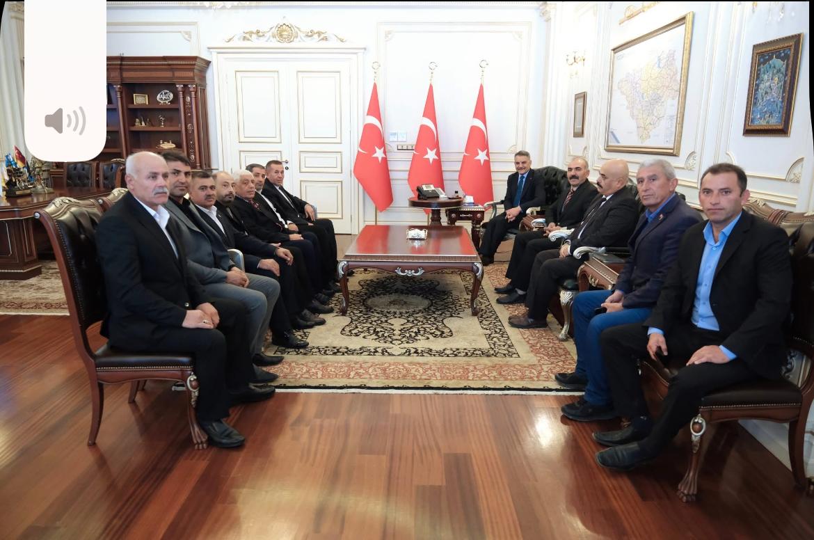 Muhtarlardan Devlet Makamına Ziyaret