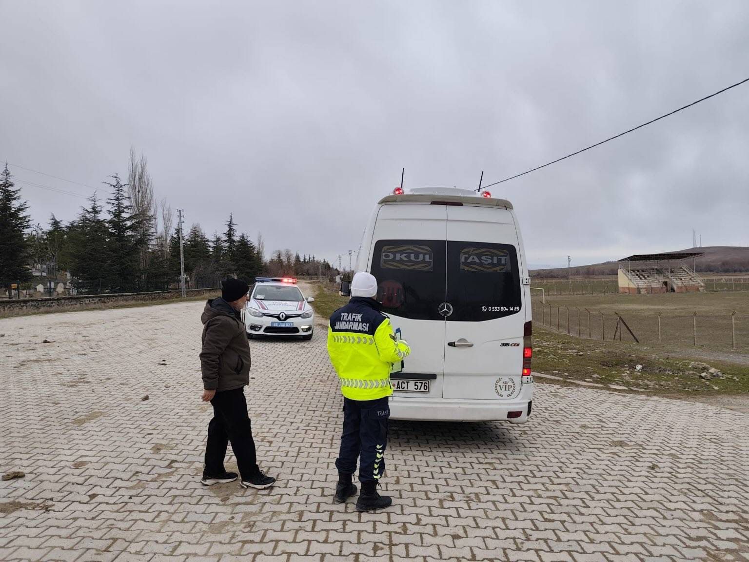 Yerköy’de Okul Servislerine Jandarmadan Sıkı Denetim