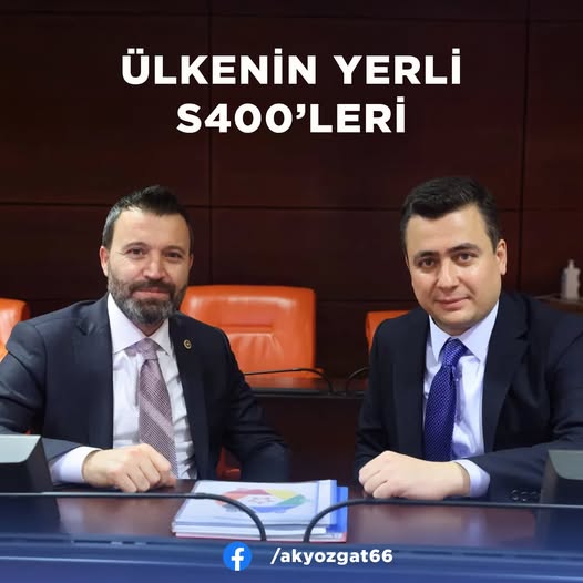 Şahan ve Gökçek’in Fotoğrafına “Ülkenin Yerli S400’leri” Notu