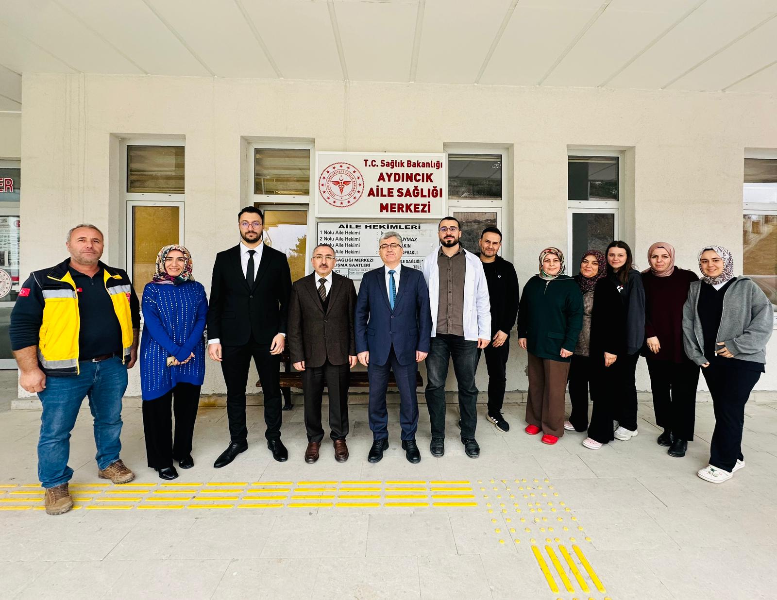 İl Sağlık Müdürü Karaarslan’dan Aydıncık’taki Sağlık Tesislerine Ziyaret