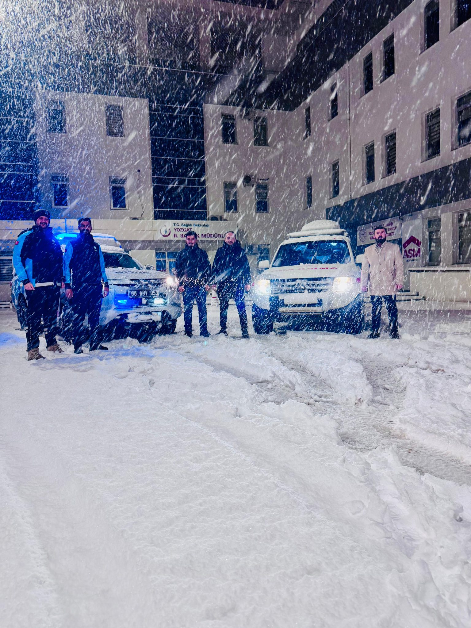 Yozgat’ta Sağlık Ekipleri Zorlu Kış Şartlarına Rağmen Görevini Sürdürdü