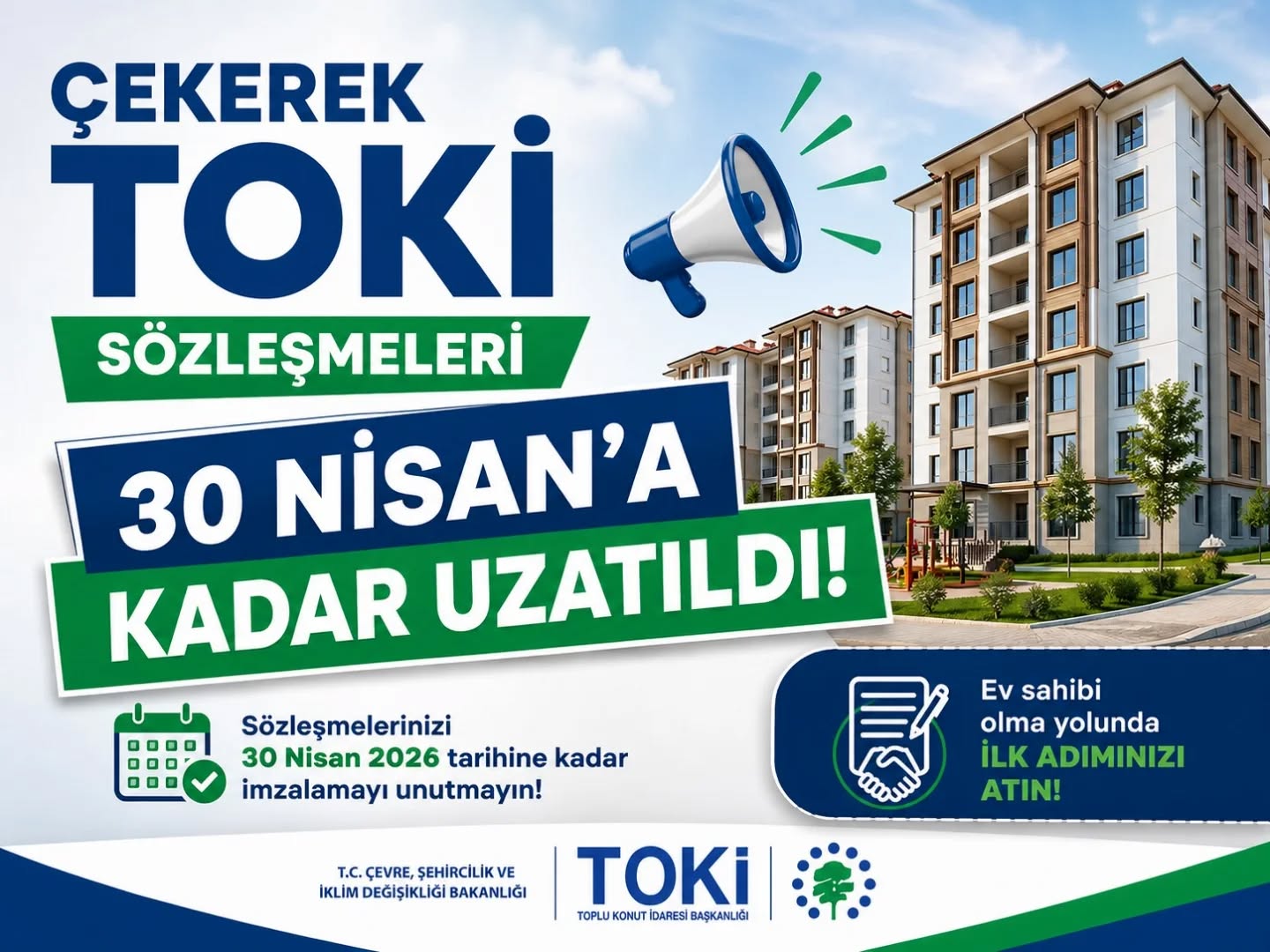 Çekerek TOKİ’de Süre Uzatıldı
