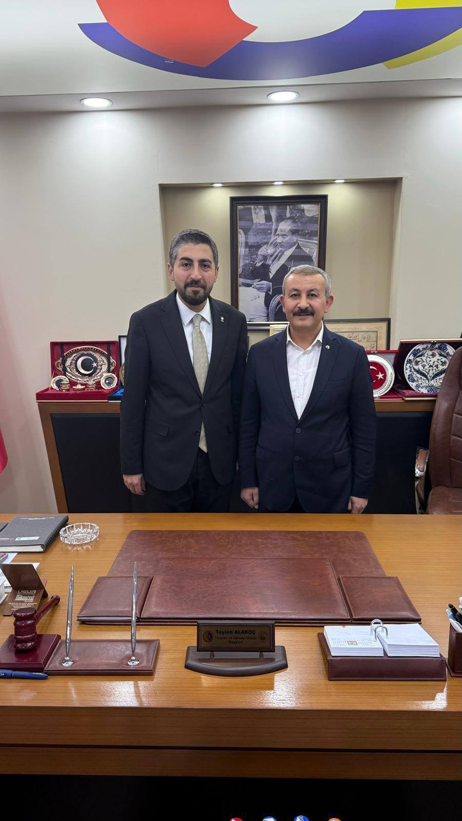 AK Parti Merkez İlçe Başkanı Şimşek’ten TSO’ya Ziyaret