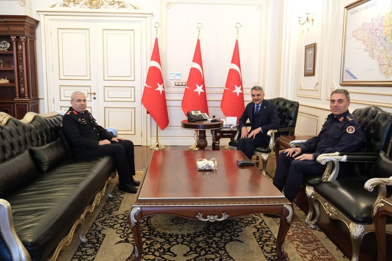 Tümgeneral Şakir Uslu’dan Vali Mehmet Ali Özkan’a Ziyaret