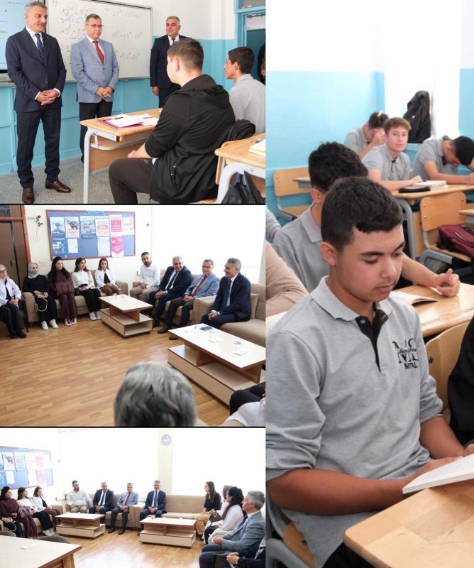 Vali Özkan'dan teknik ziyaret