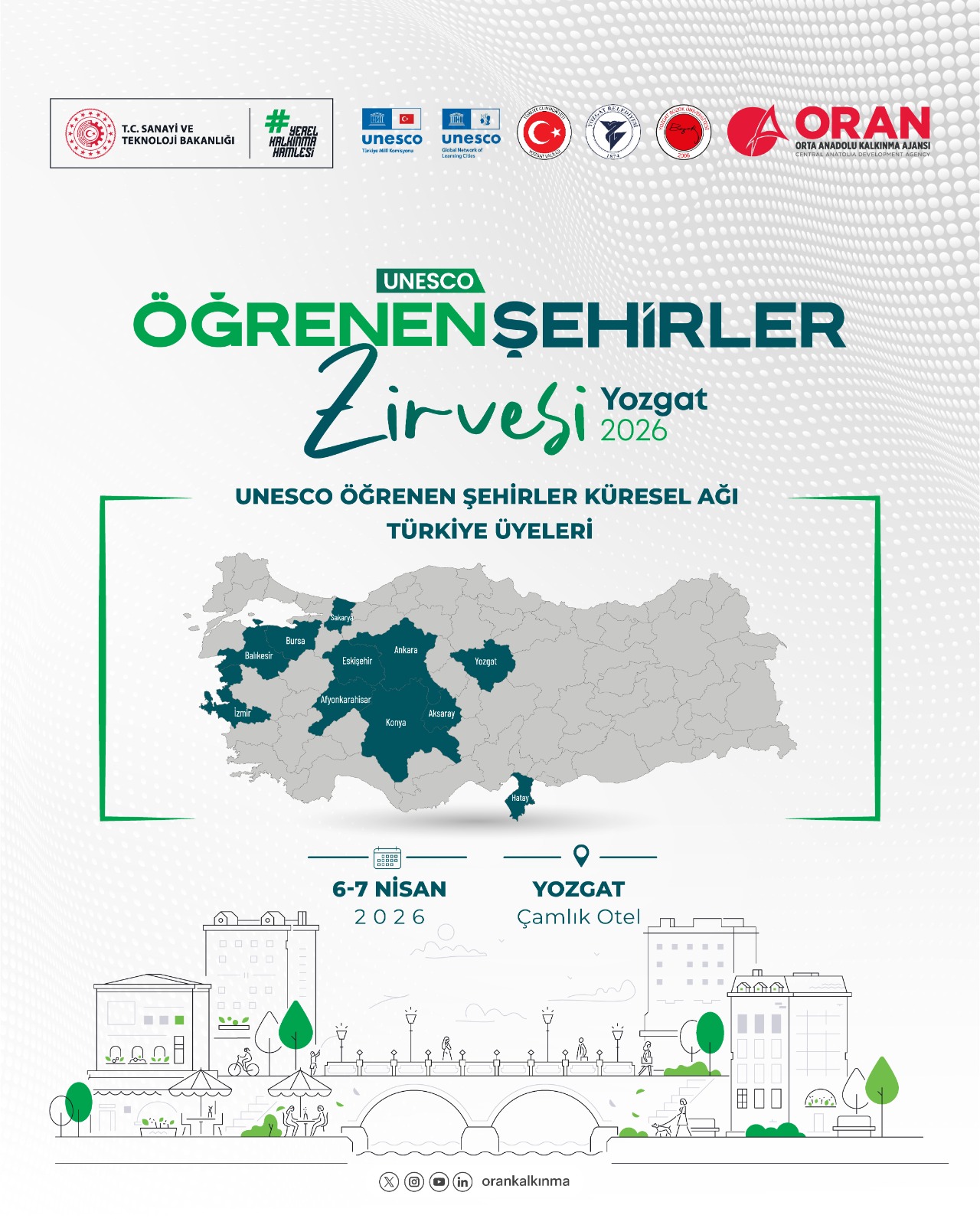 Yozgat, UNESCO Öğrenen Şehirler Zirvesi’ne Ev Sahipliği Yapıyor