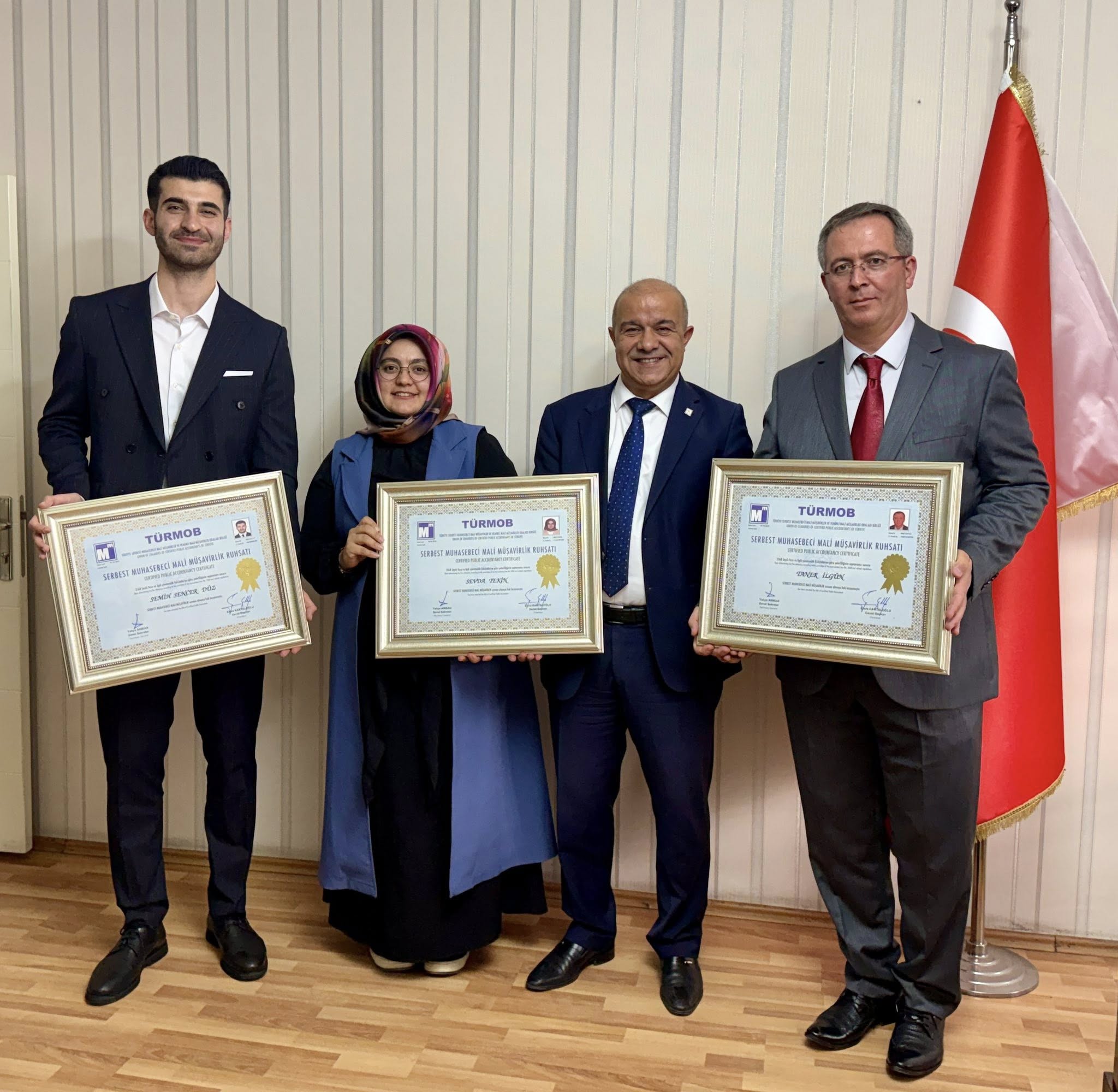 Yeni Muhasebeciler Göreve Başladı: Yozgat’ta 3 Yeni SMMM Ruhsatını Aldı