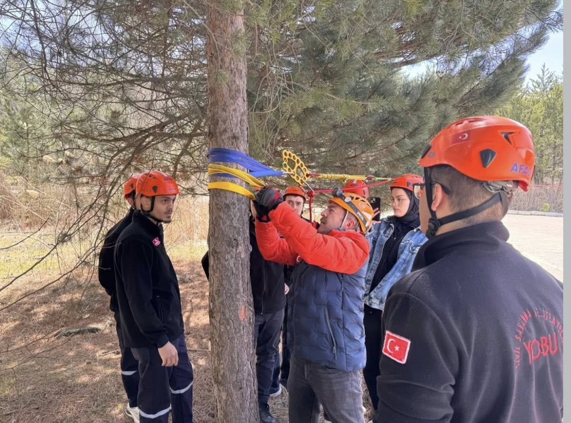 Yozgat’ta AFAD’dan Uygulamalı Eğitim: Üniversite Öğrencileri Sahada Yetişiyor