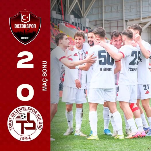 Bozokspor Evinde Güç Gösterisi Yaptı: Tokat Belediyespor’u 2-0 Mağlup Etti