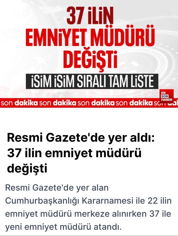 Yozgat Emniyet Müdürü Mardin’e Atandı: Necmettin Koç Yozgat’ın Yeni Emniyet Müdürü Oldu