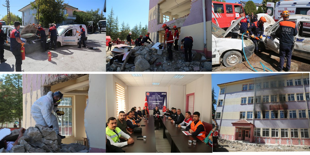 Gerçek gibi tatbikat!