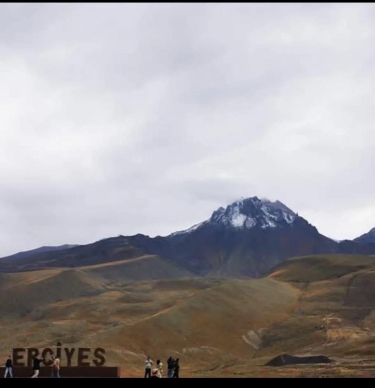 Erciyes’e ilk kar yağdı!