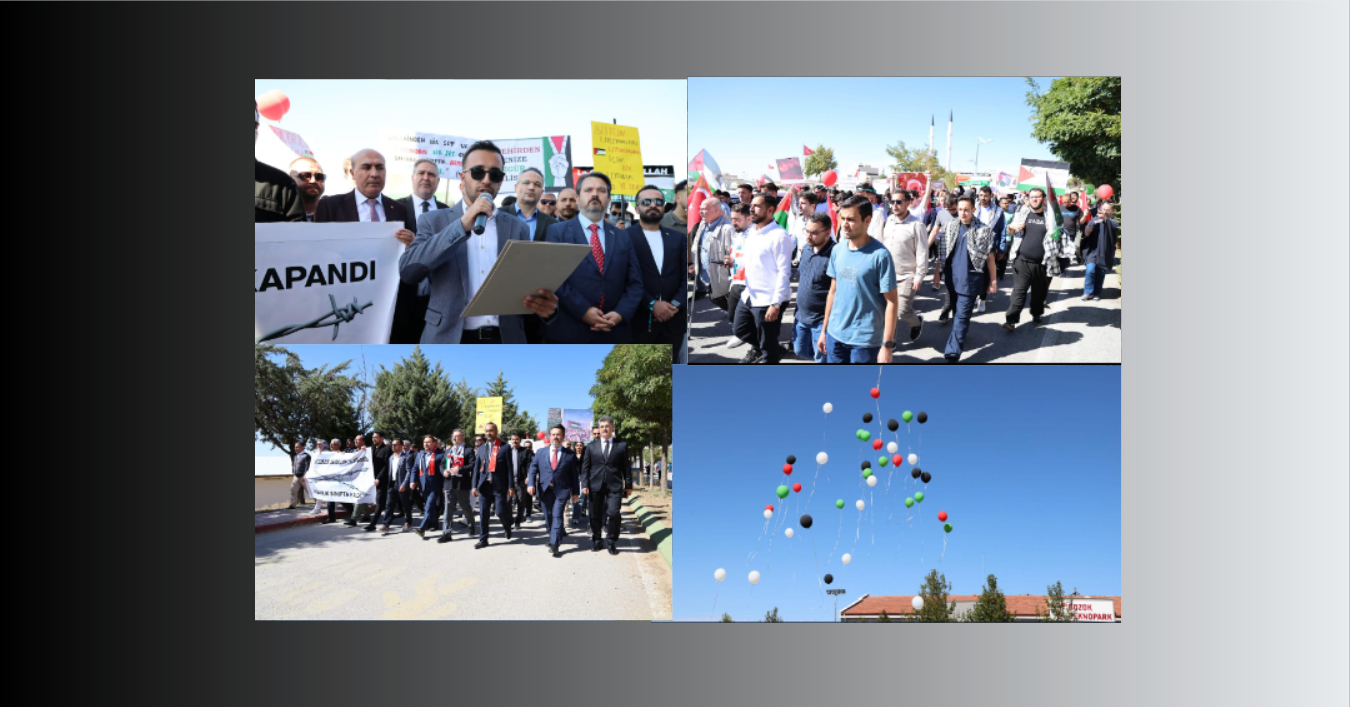 Bozok Gazze İçin Yürüdü