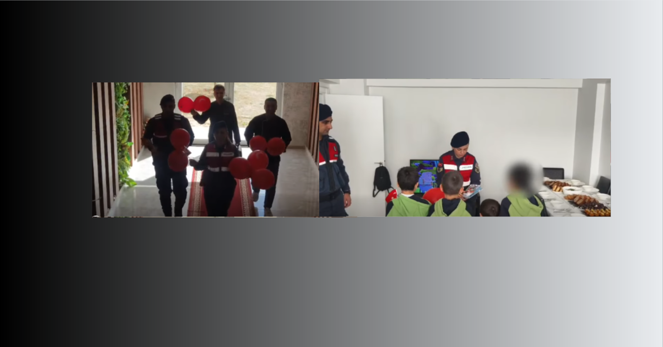 Jandarma’dan Cumhuriyet Bayramı’nda Çocuklara Anlamlı Ziyaret