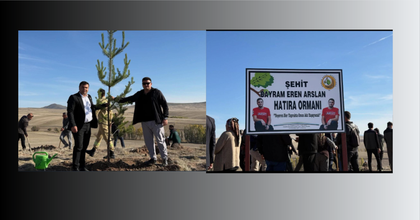 AKUT Şehidi Bayram İçin Hatıra Ormanı 