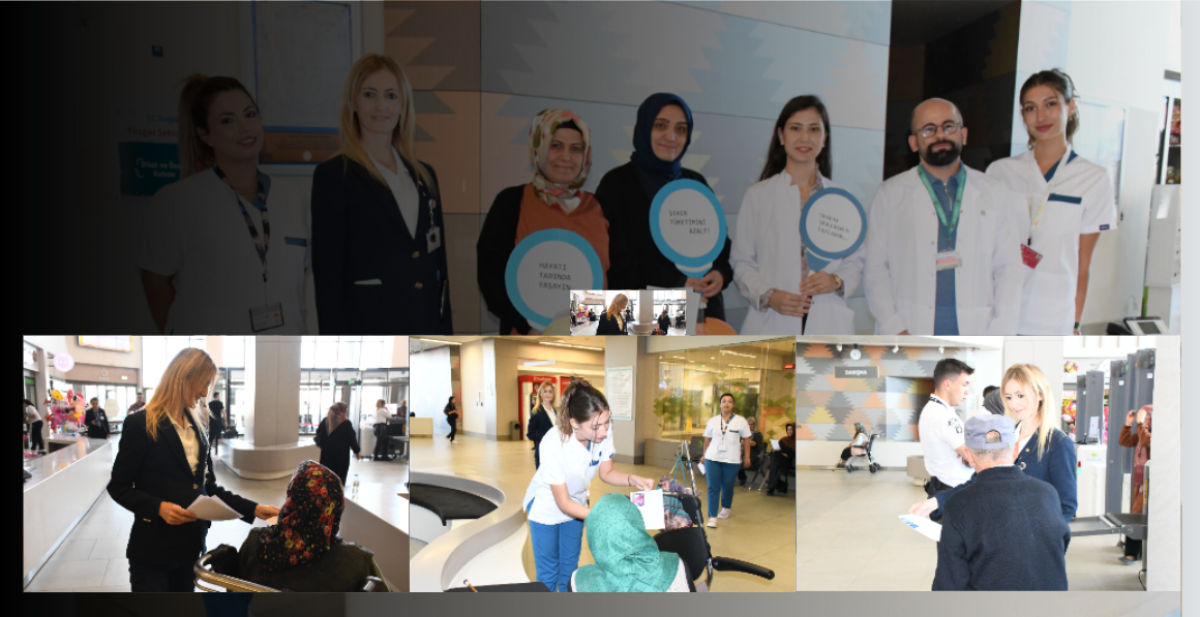 YOZGAT ŞEHİR HASTANESİ’NDEN “ŞEKERE DİKKAT” ETKİNLİĞİ