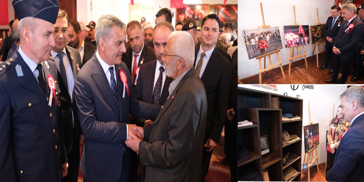 Kahramanlık bu sergide