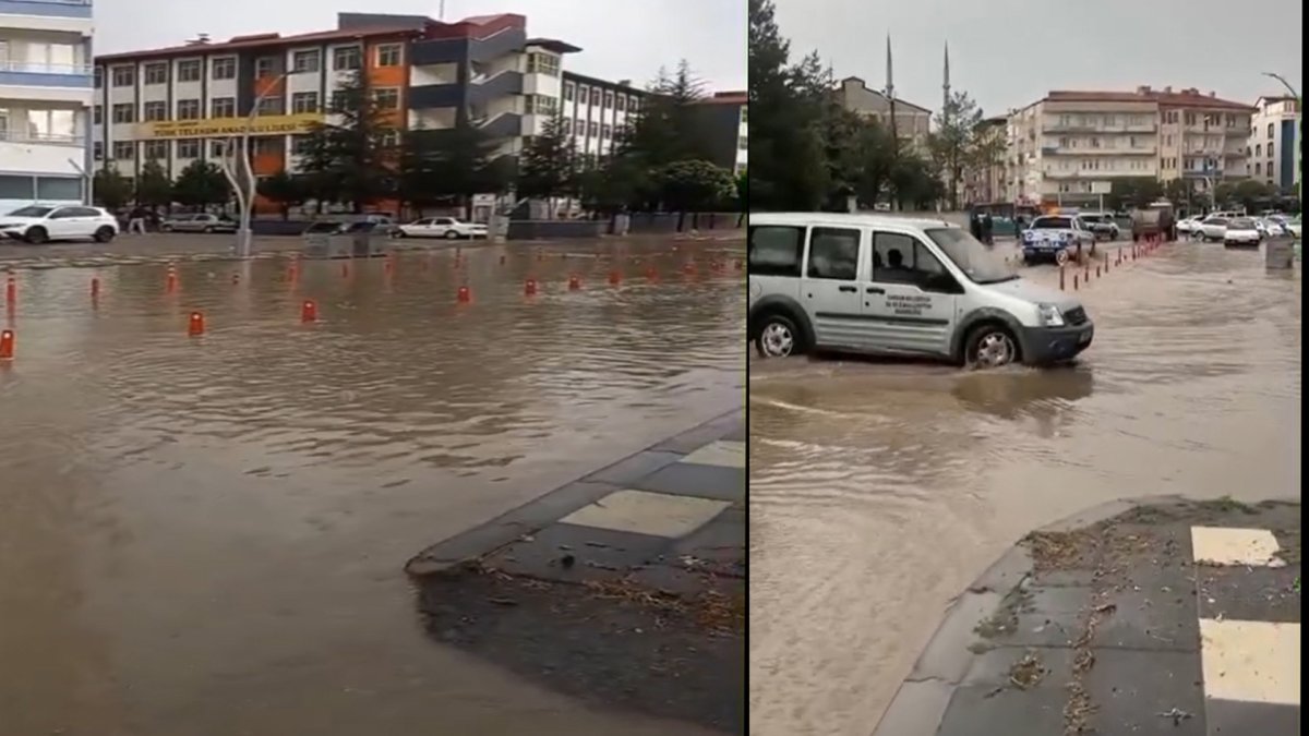Sorgun’da yağış hayatı olumsuz etkiledi