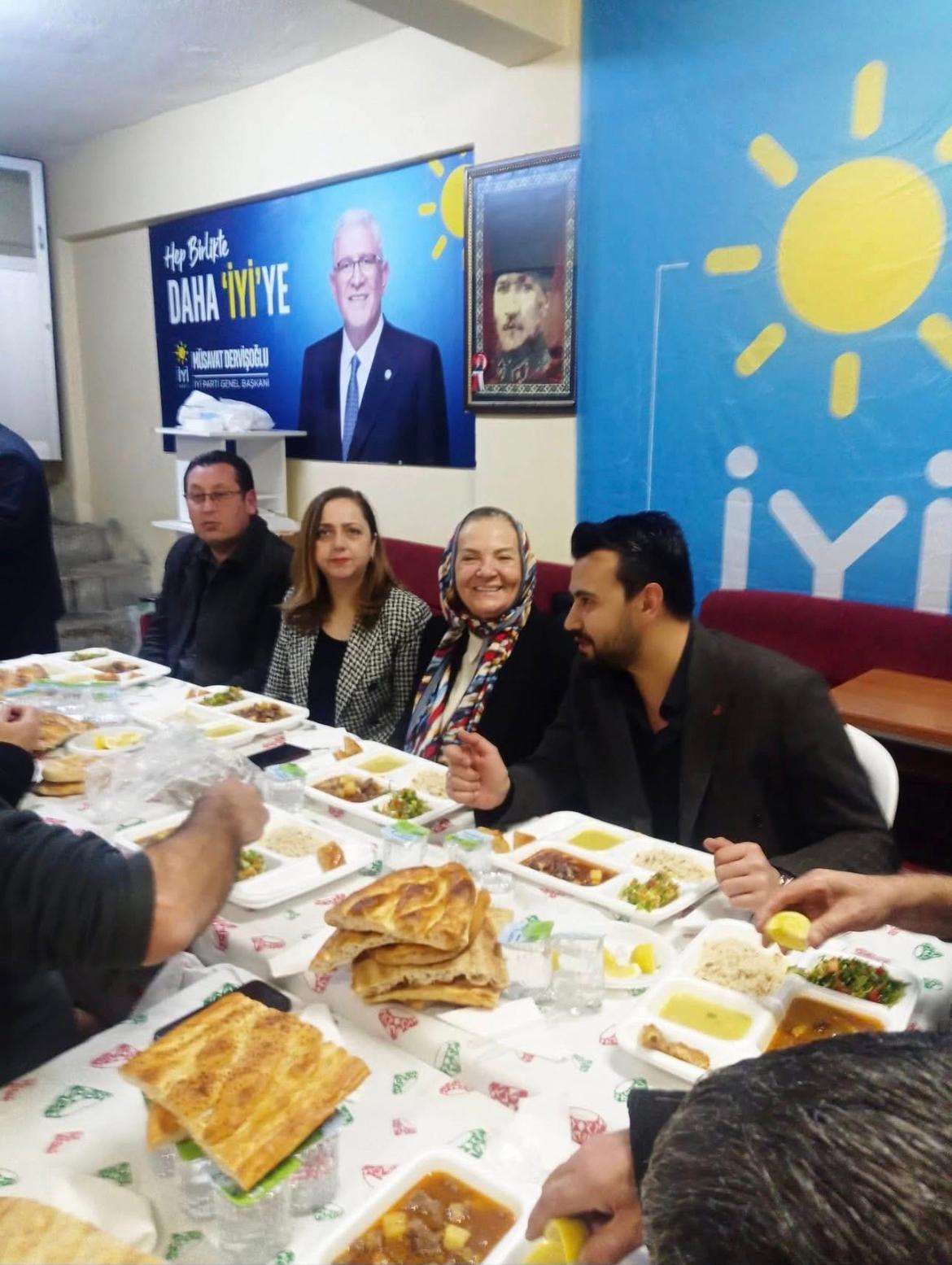 İYİ Parti Şefaatli’de Gönül Sofrasında Buluştu