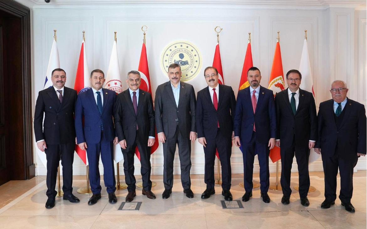 Yozgat Heyetinden İçişleri Bakanı Mustafa Çiftçi’ye Ziyaret