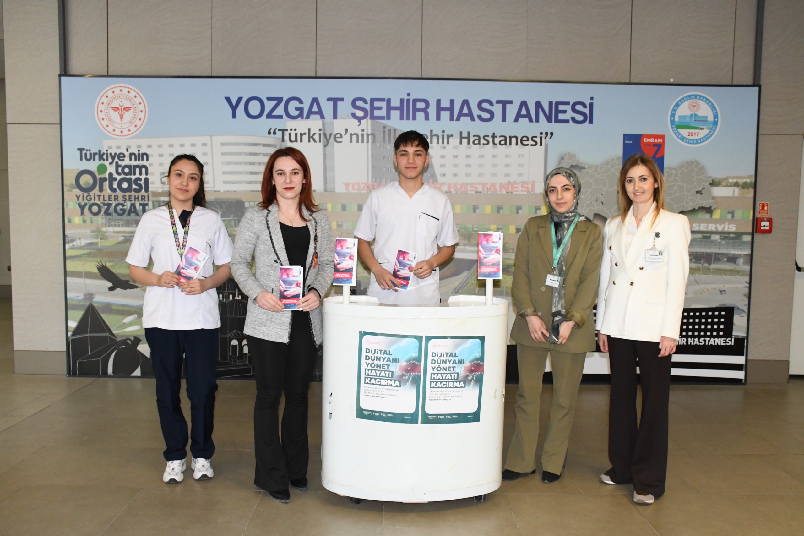 Yozgat Şehir Hastanesinde “Dijital Dünyanı Yönet, Hayatı Kaçırma” Farkındalığı