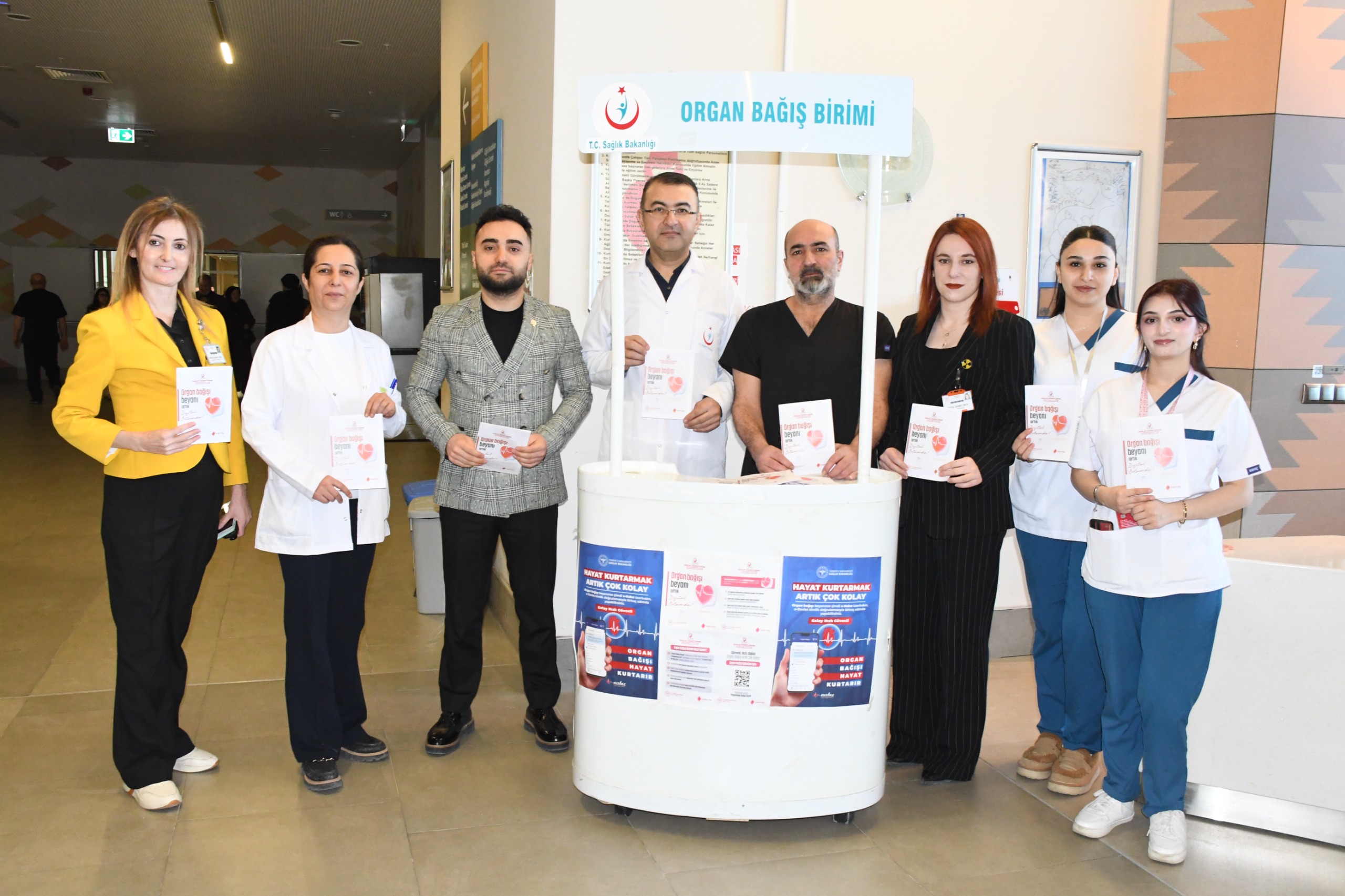 Yozgat Şehir Hastanesinde Organ Bağışı Farkındalığı Standı Kuruldu