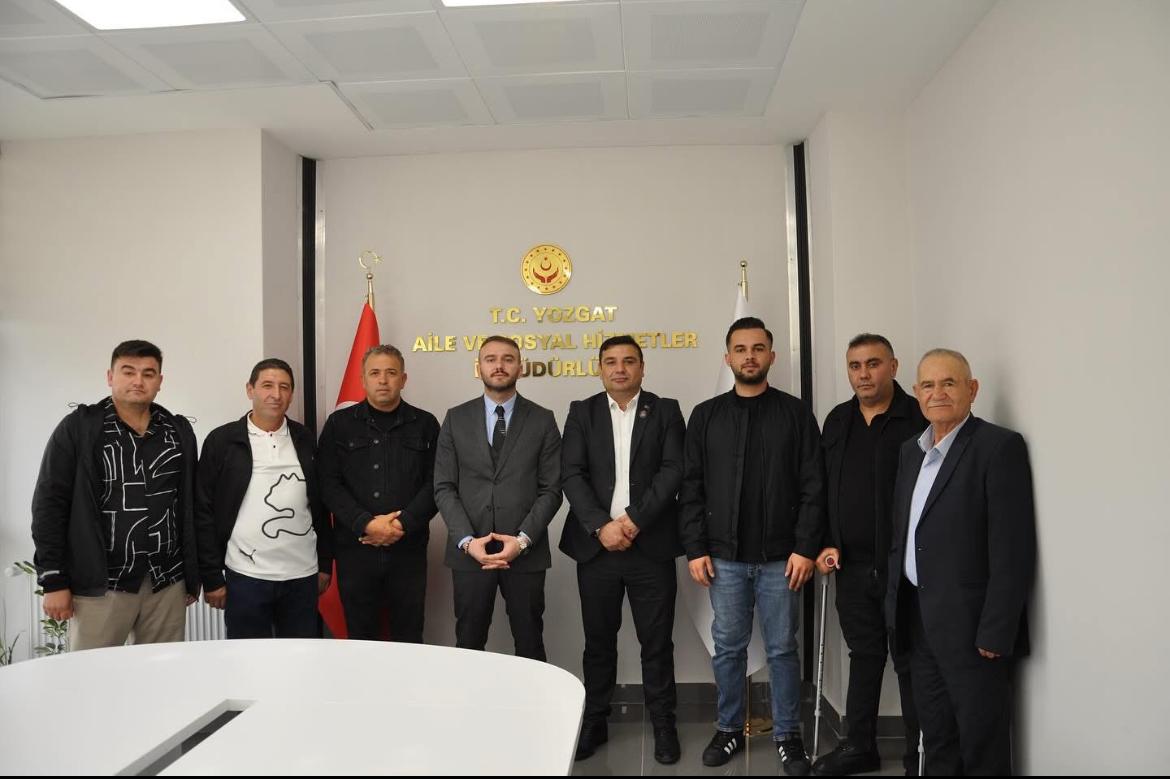 Şehit Aileleri ve Gaziler Derneğinden İl Müdürü Alper Alp’e Ziyaret